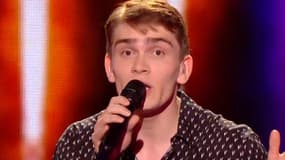 Alphonse, gagnant de "The Voice", lors de la finale, le 25 mai 2024.
