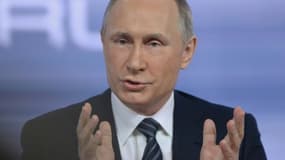 Le président russe Vladimir Poutine, à Moscou le 17 décembre 2015