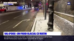 Neige-verglas: un froid glacial dans le Val-d'Oise ce matin, prudence sur les routes