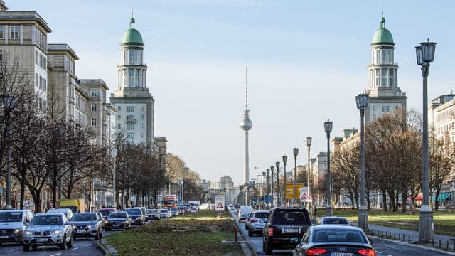 Une vue de la Karl Marx Allee