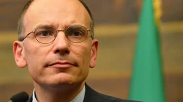 Le président du Conseil italien, Enrico Letta, le 25 avril 2013 à Rome.