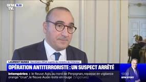 Opération antiterroriste à Épinal: selon Laurent Nunez, l'individu interpellé était "connu des services spécialisés"
