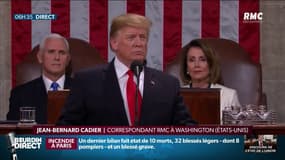 Discours sur l'Etat de l'Union: Donald Trump persiste pour le mur à la frontière avec le Mexique