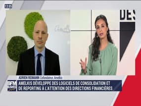 Adrien Reimann (Amelkis): Amelkis développe des logiciels de consolidation et de reporting à l'attention des directions financières - 09/05