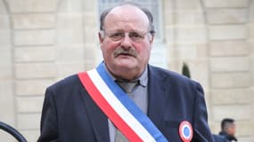 Le président des Maires ruraux de France Michel Fournier en janvier 2019 à l'Élysée