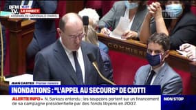 Crues: Jean Castex déplore "un bilan humain déjà très lourd"