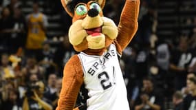 La mascotte des Spurs