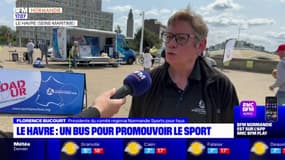Le Havre: un bus circule à travers la région pour promouvoir le sport