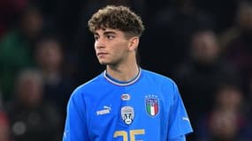 L'Italien Simone Pafundi lors de ses débuts en sélection, le 16 novembre 2022