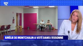 Amélie de Montchalin a voté dans l'Essonne - 19/06