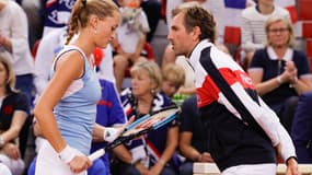 France-Roumanie: Kristina Mladenovic n'a rien pu faire lors du premier simple