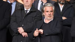 Vincent Labrune, ici à Barcelone, le 16 avril 2024, ne sera pas présent à la convention du synidcat Foot Unis