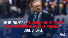 XV de France : "On aura plus de temps pour se préparer (pour le Mondial)" juge Brunel
