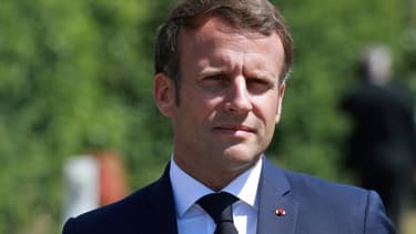 Le président Emmanuel Macron