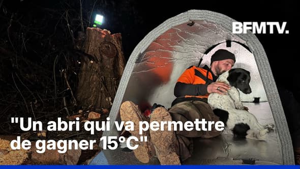  ROBIN DE BFM - À Colmar, des abris thermiques distribués aux sans-abri 