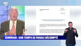 Zemmour : son temps de parole décompté - 09/09