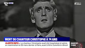 "Aline", "Les mots bleus"... La riche carrière de Christophe, mort à 74 ans