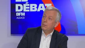 Laurent Gnaedig, candidat RN dans le Bas-Rhin aux législatives, sur BFM Alsace ce 3 juillet 2024.