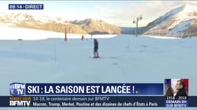 Ski: la saison est lancée dans les Pyrénées