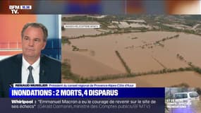 Intempéries: "Normalement, tous les lycées seront réouverts" ce lundi (Renaud Muselier, président de la région PACA)
