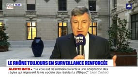 Le Rhône maintenu en surveillance renforcée