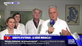 Bébé né après une greffe d'utérus: "C'est l'accomplissement d'un parcours extraordinaire", déclare le Pr Jean-Marc Ayoubi