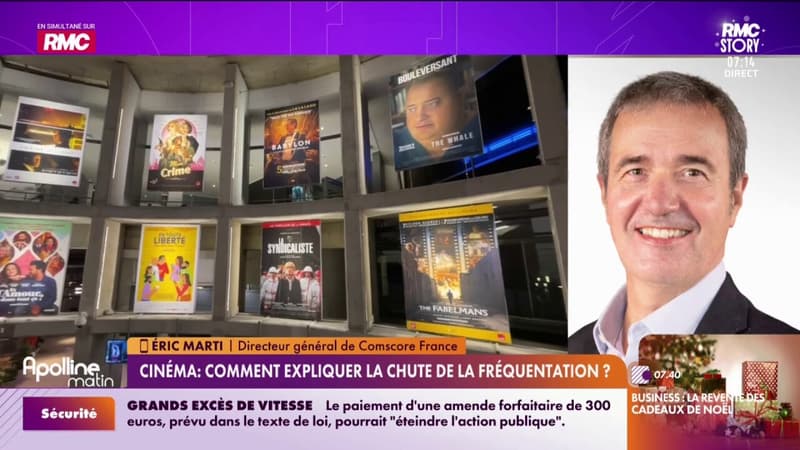 Chute de la fréquentation au cinéma: "Il va manquer 25 millions d’entrées à la fin de l’année"