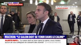 "C'est n'importe quoi": Emmanuel Macron assure n'avoir jamais convié les Soulèvement de la terre au débat des agriculteurs