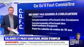 Pass sanitaire au travail: quels salariés sont concernés à partir de ce lundi ?