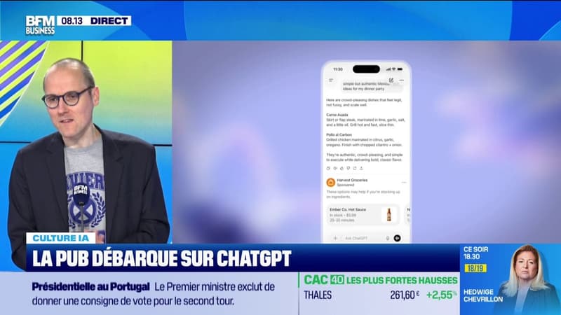 La pub débarque sur Chat GPT