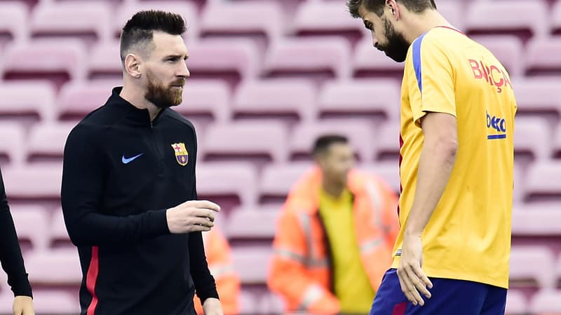 Lionel Messi et Gerard Piqué