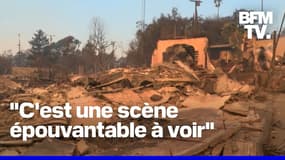 Los Angeles: des habitants découvrent leur maison complètement détruite par les flammes 