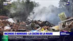 Incendie à Nemours: la colère de la maire