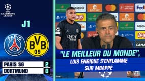 PSG 2-0 Dortmund : "Mbappé, le meilleur joueur du monde", s’enflamme Luis Enrique