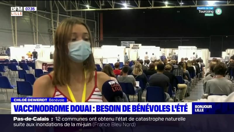 Covid-19: le vaccinodrome de Douai à la recherche de bénévoles pour cet été