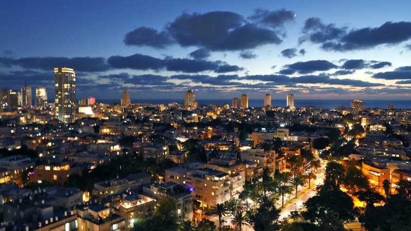 La ville de Tel-Aviv en Israël le 23 juin 2020.