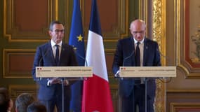 Bruno Retailleau et Didier Migaud à Marseille le 8 novembre 2024