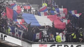 Les supporters de l'OL lors du déplacement à Marseille, le 29 octobre 2023