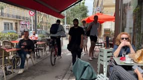La piste cyclable du boulevard Chave à Marseille en juin 2024