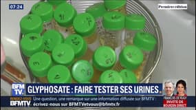 Ils font tester leur urine pour prouver qu'ils ont du glyphosate dans le corps