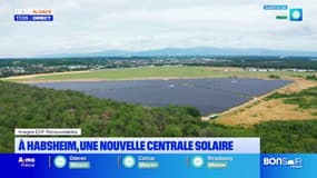 Haut-Rhin: à Habsheim, une nouvelle centrale solaire