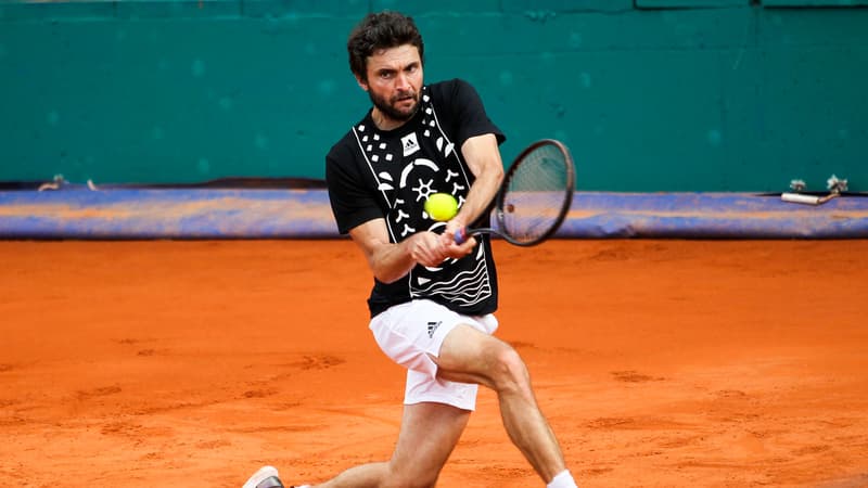 Gilles Simon à Belgrade, en avril 2022