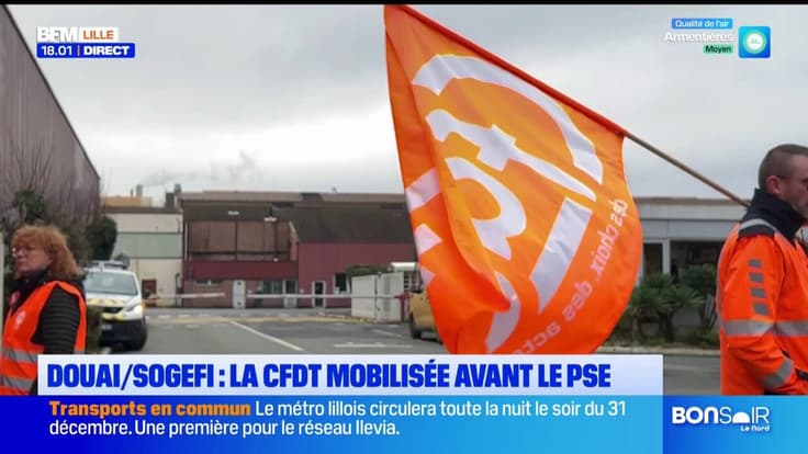 Douai : les syndicats de Sogefi mobilisés.