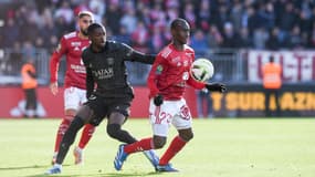 Ousmane Dembélé lors de Brest-PSG, le 29 octobre 2023.