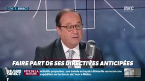 François Hollande: "Je me suis rendu compte que je n'avais pas rédigé de directives anticipées"