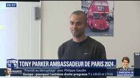 Tony Parker, ambassadeur de Paris 2024
