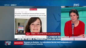 Touchée par l’histoire de Pierre, le livreur Deliveroo de 75 ans, Laura a lancé une cagnotte pour lui venir en aide. Elle raconte sur RMC