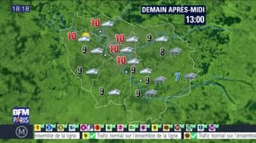 Météo Paris-Ile de France du 10 janvier: Des averses prévues pour ce mercredi