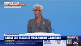Christine Lagarde ne s'engage pas sur une trajectoire de taux particulière