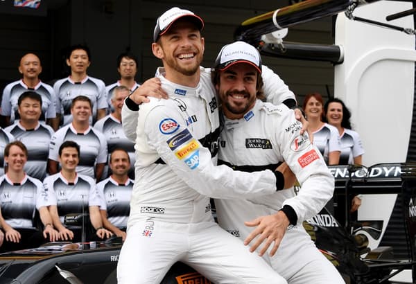 Button et Alonso en 2016